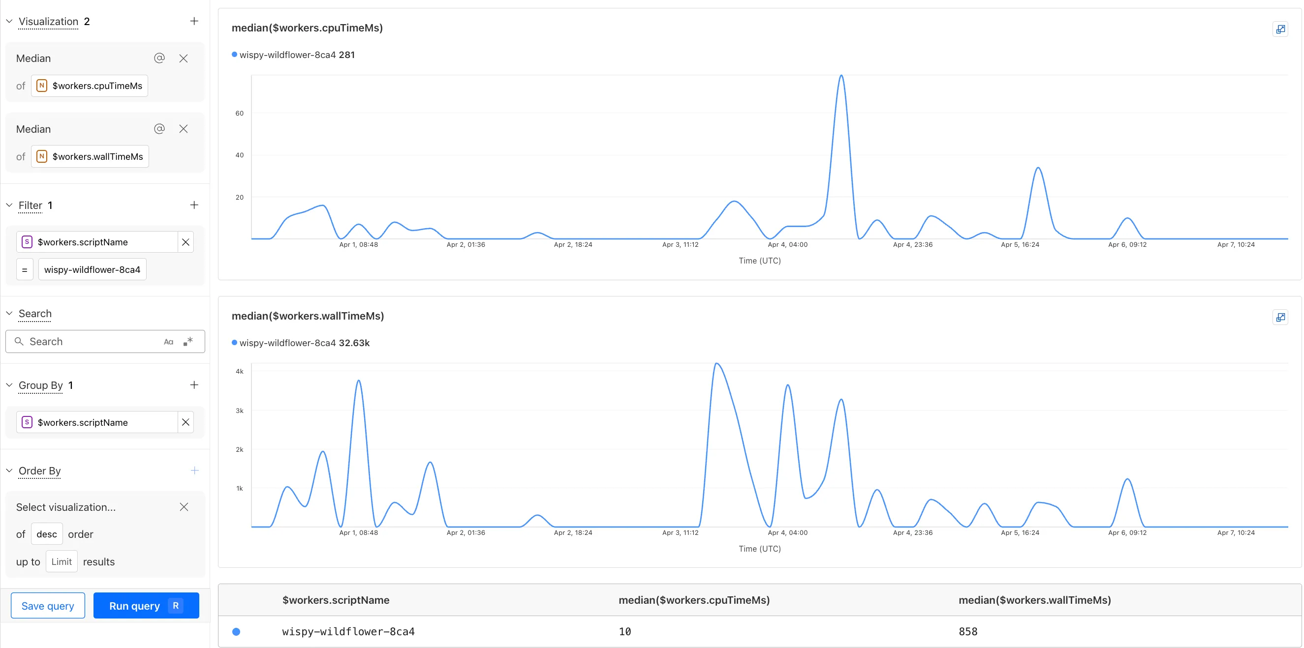 Query Builder filter